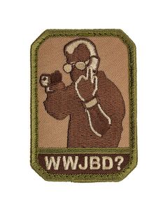Mil-Spec Monkey Patch - WWJBD? - Embroidered Patch - Arid