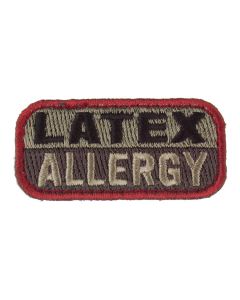 Mil-Spec Monkey Latex Allergy Embroidered ACU Grey Patch