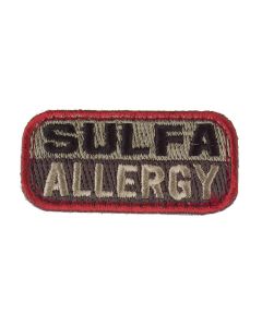 Mil-Spec Monkey Sulfa Allergy Embroidered ACU Grey Patch