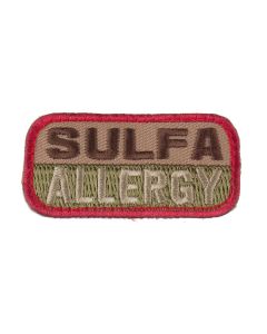 Mil-Spec Monkey Sulfa Allergy Embroidered Arid Patch