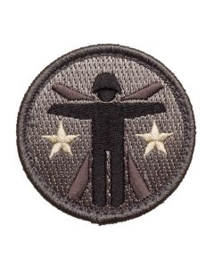 Mil-Spec Monkey Soldier Systems Logo Embroidered ACU Grey Patch