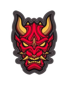 Red Oni Head PVC Morale Patch