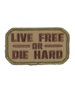 Mil-Spec Monkey - Live Free Or Die Hard - Embroidered Patch - Multicam