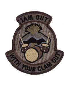 Mil-Spec Monkey - Jam Out - Embroidered Patch - ACU