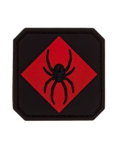 Mil-Spec Monkey Red Back One PVC Rubber Red & Black Patch